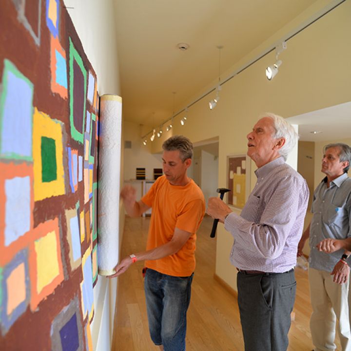 Ulrich Erben Párbeszéd színekkel és formákkal