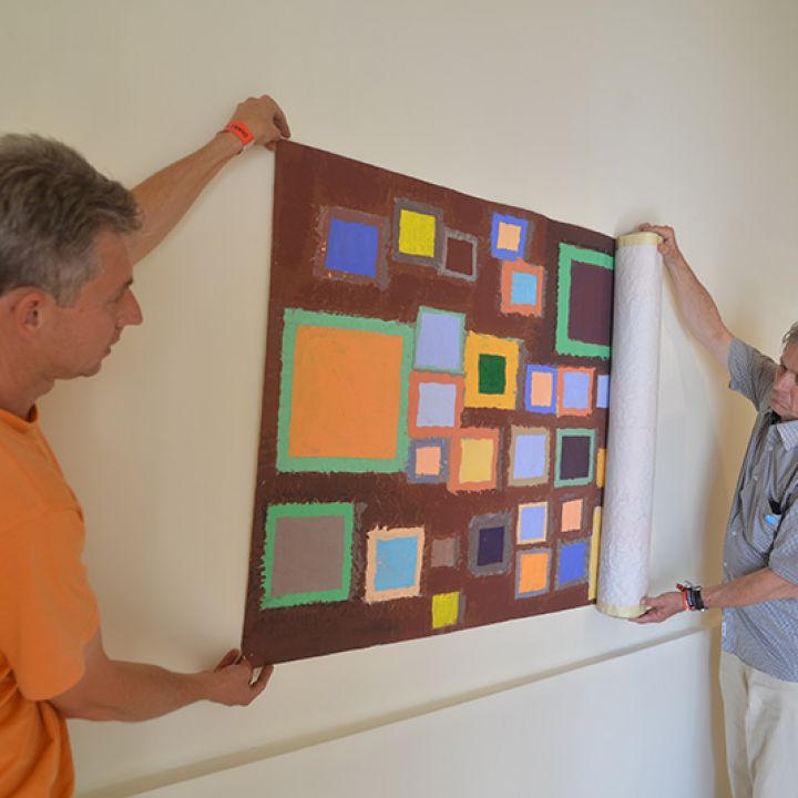 Ulrich Erben Párbeszéd színekkel és formákkal