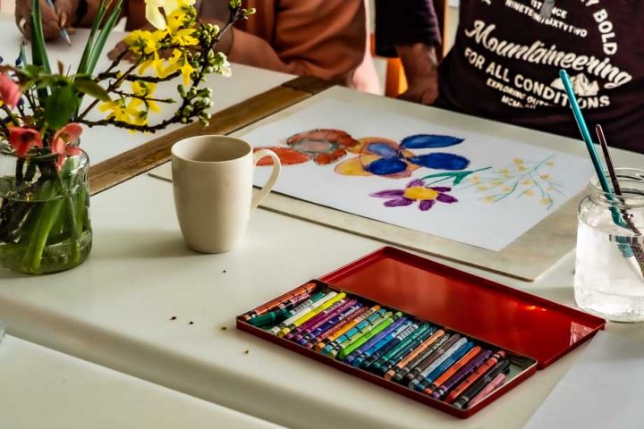 Otthonra találni a művészetben projekt alkotásai