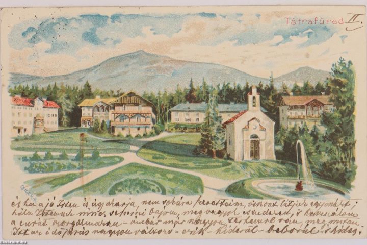 Geiger Richárd Tátrafüred / képeslap
